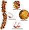 2 Pack Fall Magnolia Leaves Garland, 5.5Ft/Piece Artificial Autumn Leaves(Fall Magnolia Garland)13.15 x 10.47 x 3.94 inches
